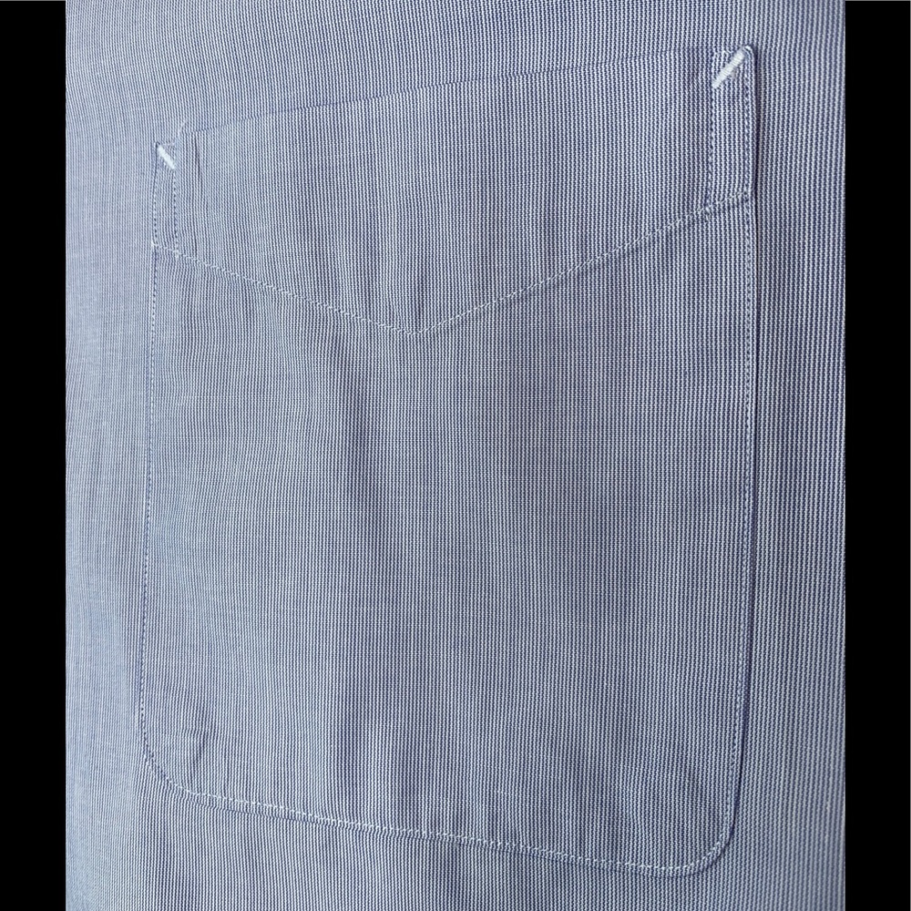 Tommy Hilfiger Men's Dress Shirt 16 (32-33) Blue - Picture 6 of 8